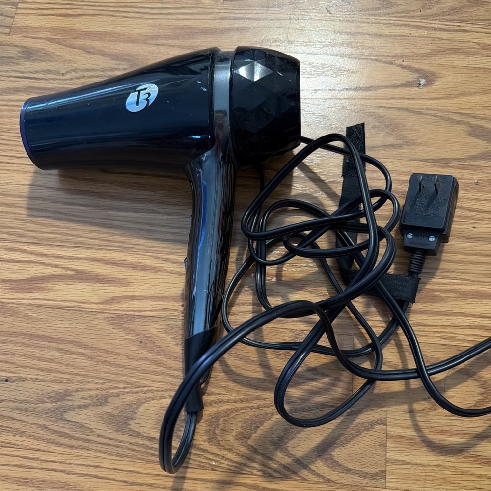 T3 Micro Inc. BLACK Featherweight Luxe 2i Professional Hair Dryer 73840